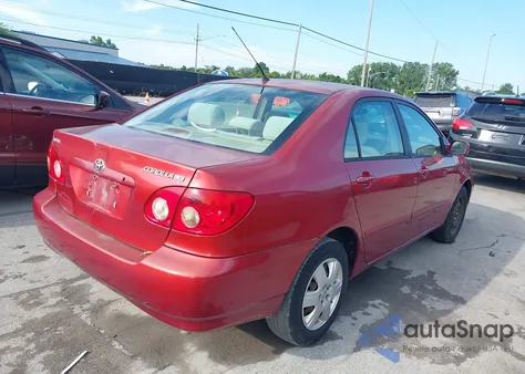 2008 Toyota Corolla Le из США, поврежденный, VIN 2T1BR32E58C904520